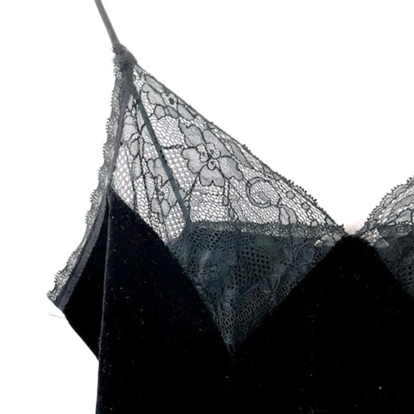 Cotton Candy LA Black Satin Tank Top - Picture 2 of 4